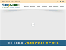 Tablet Screenshot of norteycentro.com